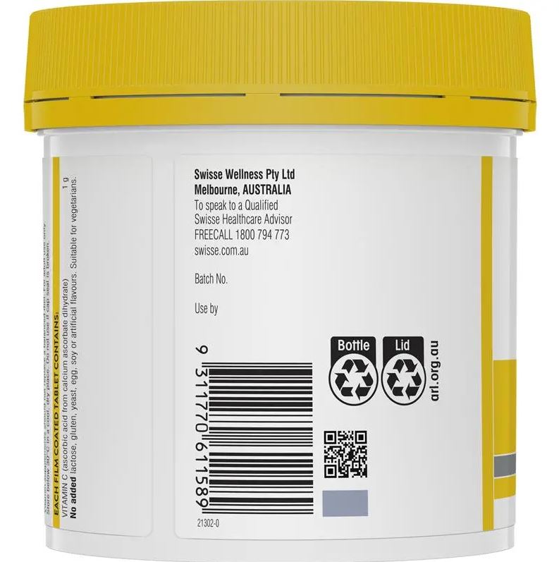 Vitamin C Swisse Ultiboost High Strength C 1000mg của Úc