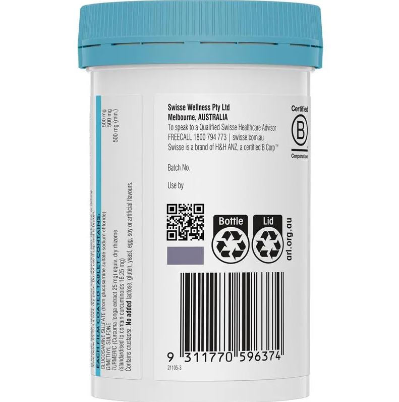 Viên uống giảm đau và hỗ trợ sụn khớp Swisse Ultiboost Joint Pain Relief 90 viên