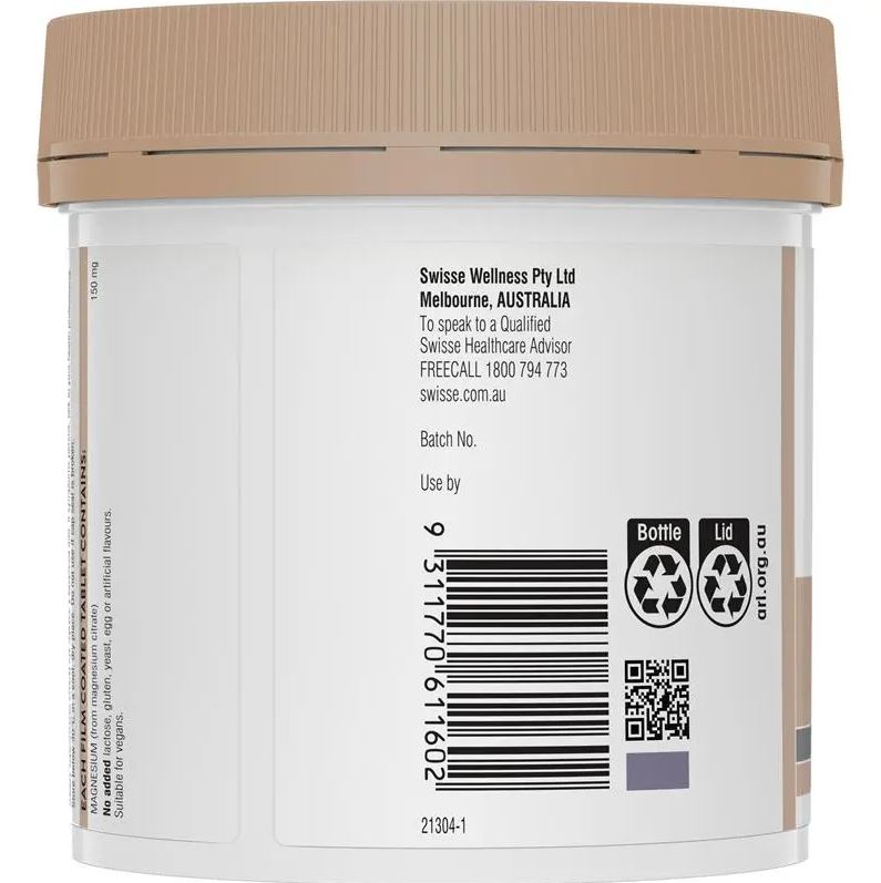 Viên uống bổ sung Magie Swisse Ultiboost Magnesium