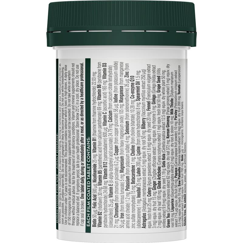 Viên vitamin tổng hợp cho nam Swisse Vegan Men’s Multivitamin thuần chay