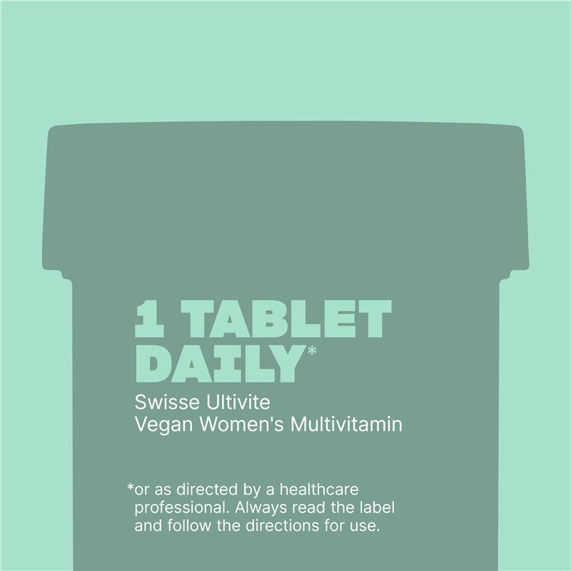 Viên vitamin tổng hợp nữ thuần chay Swisse Ultivite Vegan Women’s