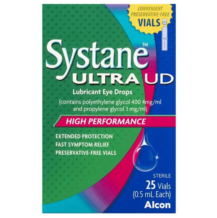 Dung dịch nhỏ mắt bôi trơn không chứa chất bảo quản Systane Ultra Lubricant Eye Drops Preservative Free