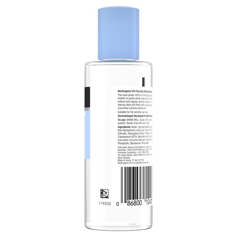 Tẩy trang mắt môi Neutrogena Oil Free Eye Makeup Remover 112ml | Chất lượng đảm bảo từ Úc
