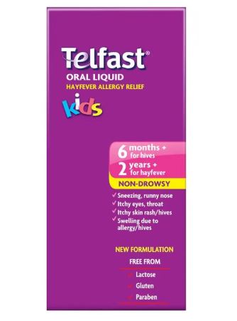 Siro chống dị ứng cho bé Telfast Kids Oral Liquid