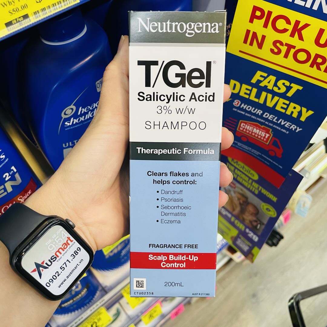 Dầu gội trị gàu Neutrogena T/Gel Therapeutic Shampoo 200ml