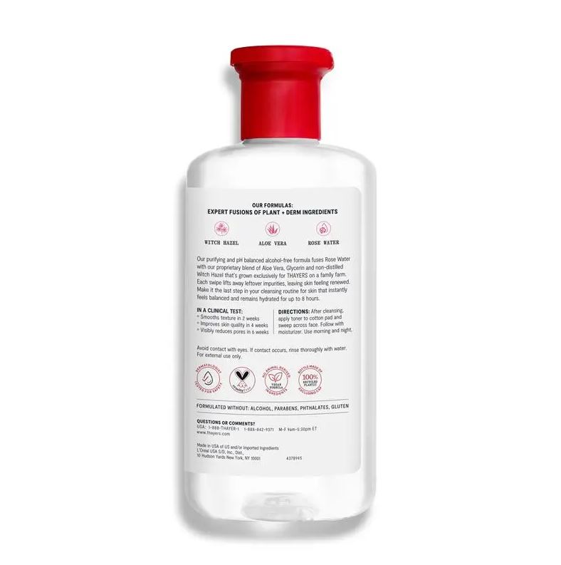 Nước hoa hồng Thayers Rose Petal Witch Hazel Aloe Vera 355ml