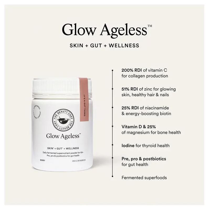 Bột trẻ hóa lên men The Beauty Chef Glow Ageless Fermented Supernutrient