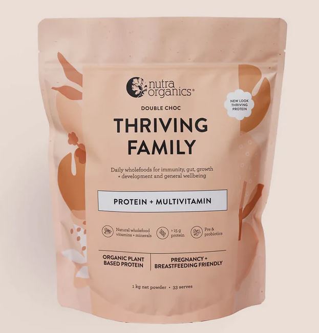 Protein thuần chay Nutra Organics Thriving Family