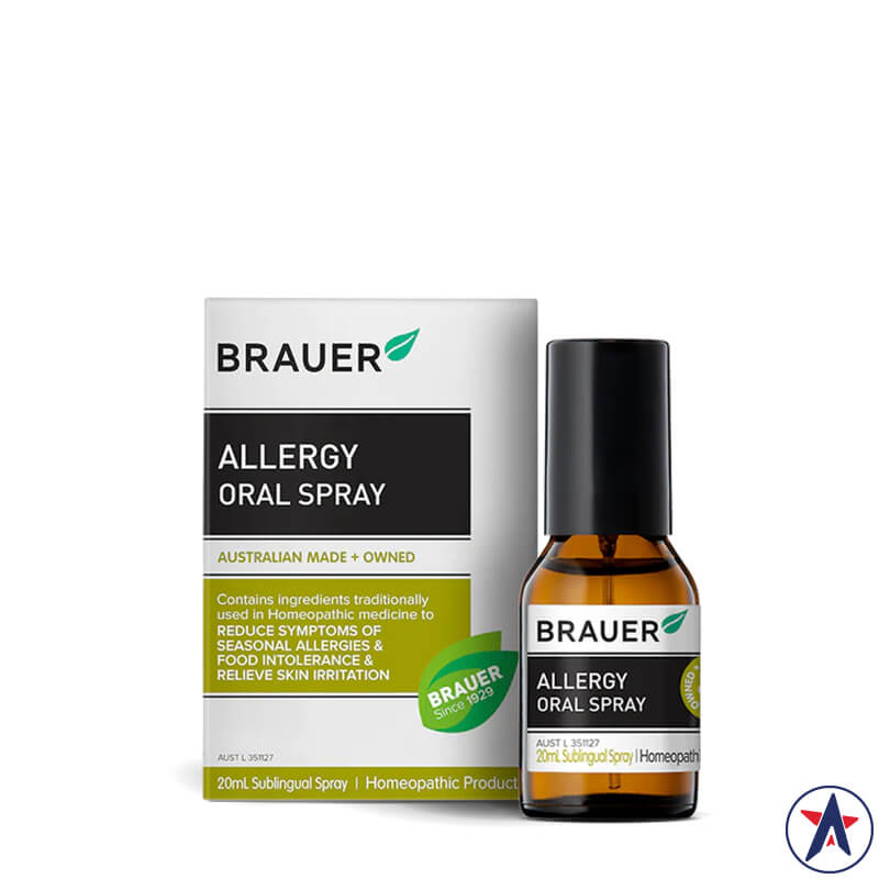 Thuốc xịt giảm dị ứng Brauer Allergy Relief Oral Spray 20ml