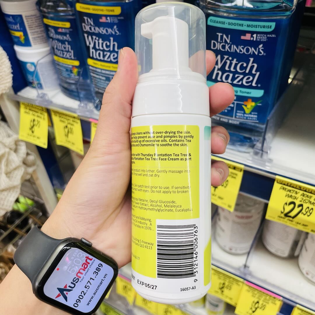 Sữa rửa mặt ngừa và trị mụn Thursday Plantation Tea Tree Acne