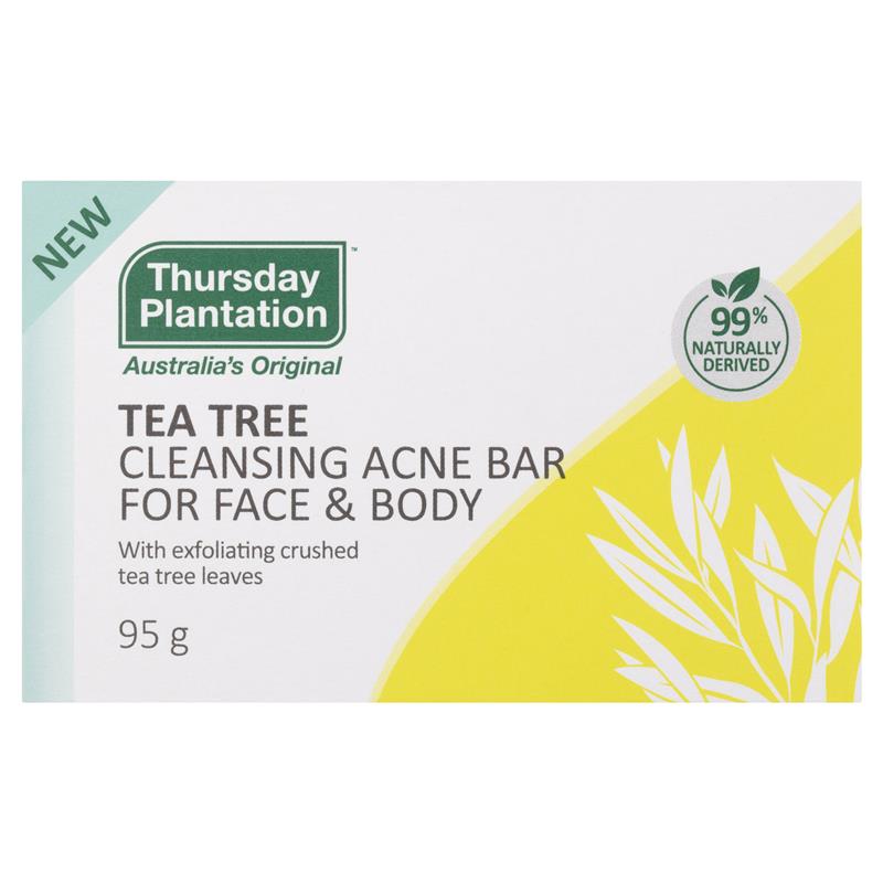 Thanh xà phòng trị mụn Thursday Plantation Tea Tree Cleansing Acne cho mặt và cơ thể