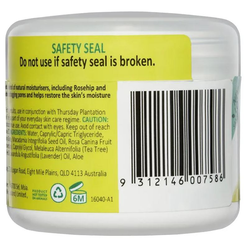 Kem dưỡng ẩm ngừa mụn trà tràm Thursday Plantation Tea Tree Face Cream