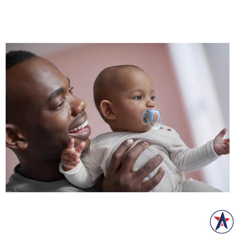 Ti giả Avent Ultra Air Soother Deco Mixed cho bé dưới 6 tháng