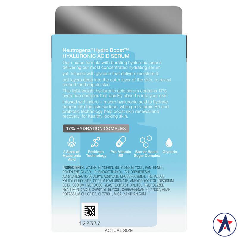 Tinh chất cấp ẩm Neutrogena Hydro Boost Hyaluronic Acid Serum 30ml