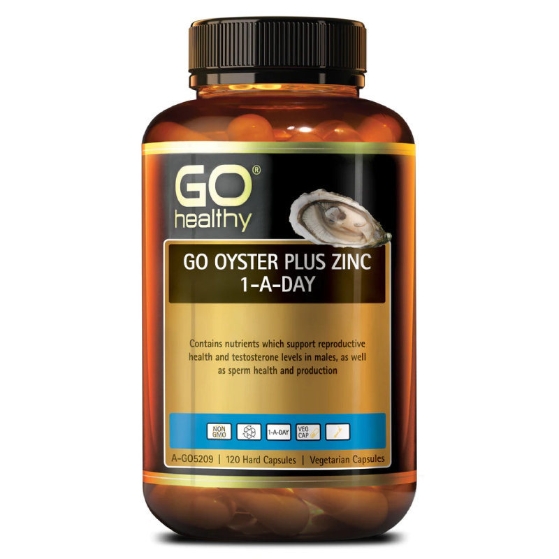 Tinh chất hàu Go Oyster Plus Zinc GO Healthy 120 viên