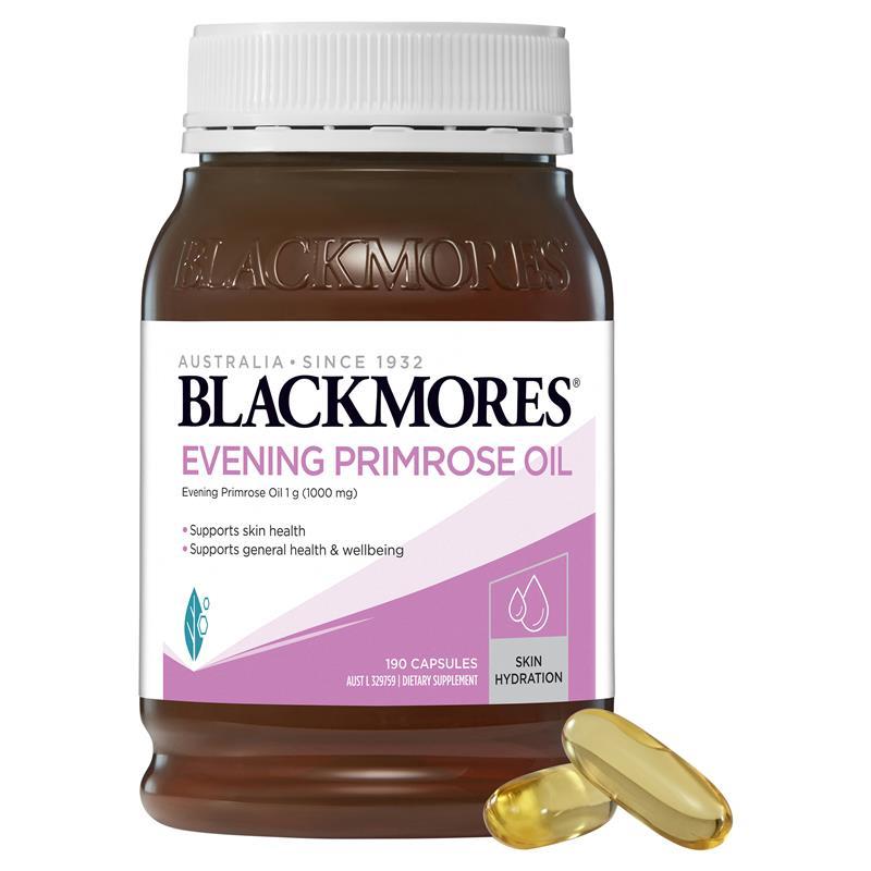 Tinh dầu Hoa anh thảo Úc Blackmores Evening Primrose Oil 190 viên | Xuất xứ Úc