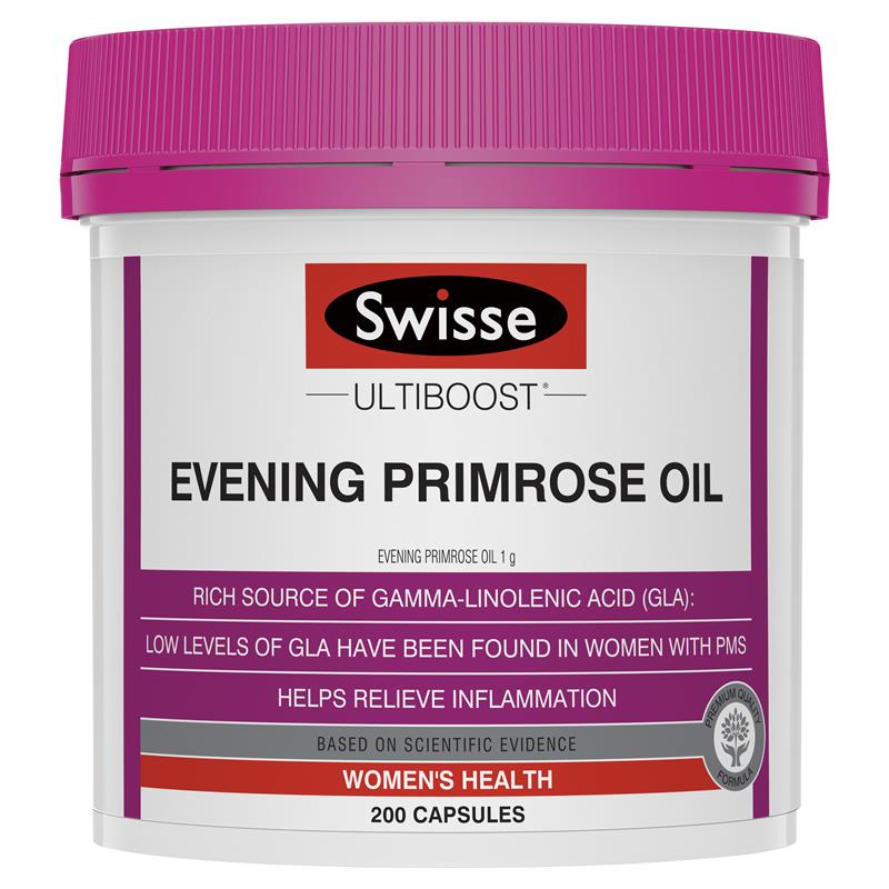 Tinh dầu Hoa anh thảo Úc Swisse Evening Primrose Oil 200 viên | Chất lượng đảm bảo từ Úc