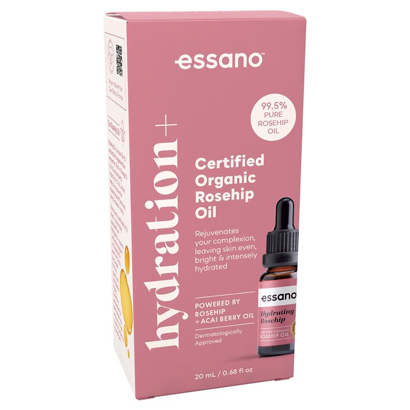 Tinh dầu nụ tầm xuân Rosehip Oil Essano Certified Organic 20ml