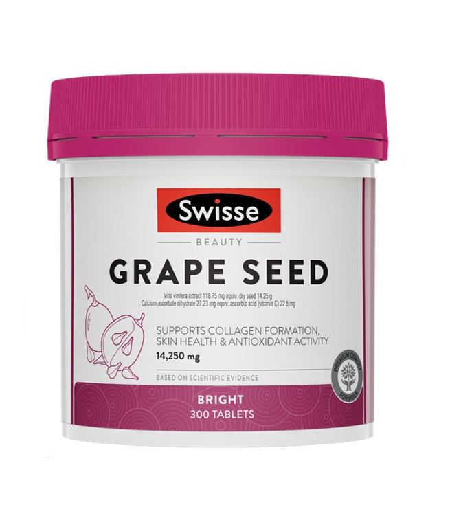 Tinh chất hạt Nho Swisse Ultiboost Grape Seed 14,250mg