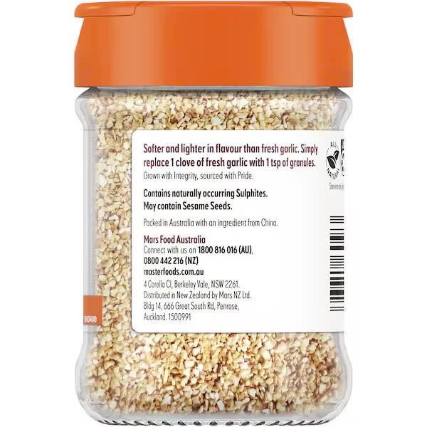 Tỏi xay nhuyễn MasterFoods Garlic Granulated