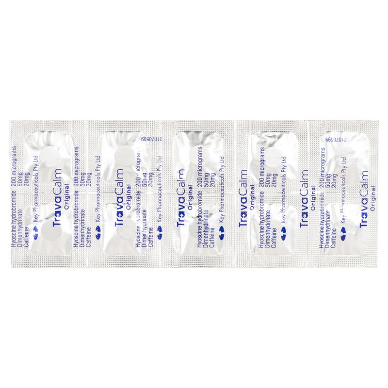 Viên chống say tàu xe Travacalm Travel Sickness Original