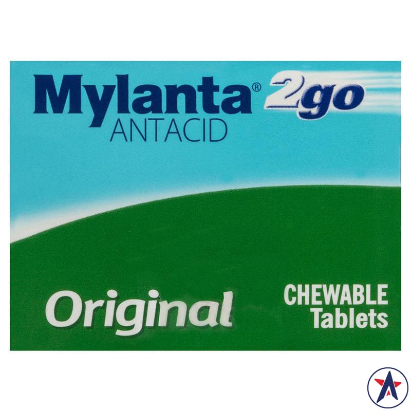 Trị đau dạ dày Mylanta 2Go Antacid Original Lemon Mint 100 viên | Mua sắm hàng Úc tại Ausmart