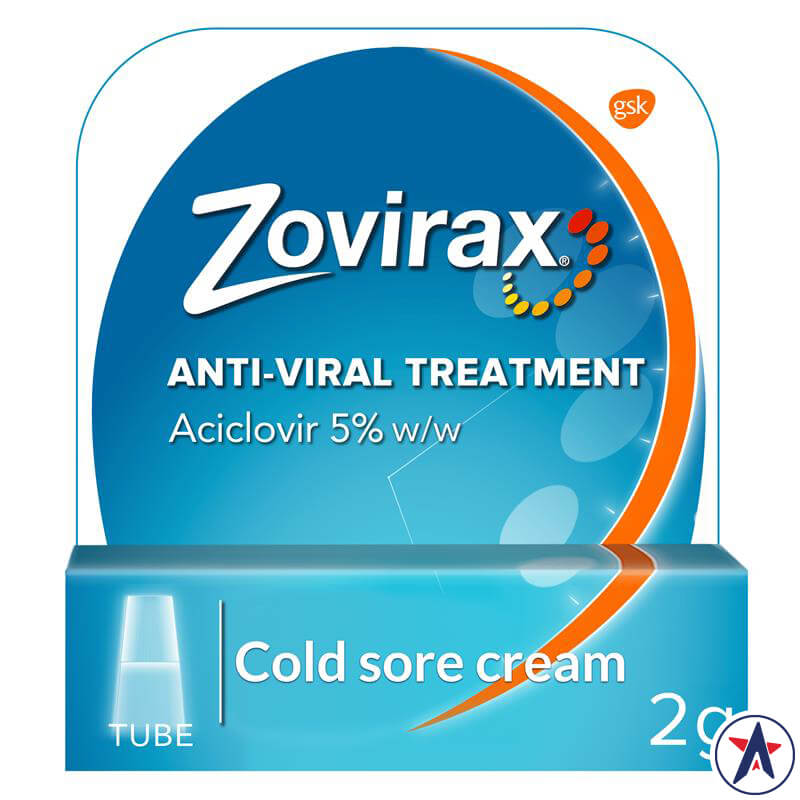 Tuýp kem trị vết loét lạnh Zovirax Cold Sore (Aciclovir 5%) Cream 2g | Sản phẩm chính hãng Úc