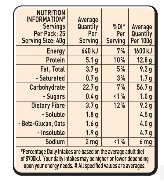 Yến mạch ăn liền Uncle Tobys Oats Quick Rolled Oats Porridge