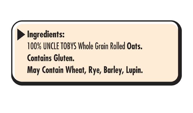 Yến mạch ăn liền cán dẹp Uncle Tobys Traditonal Rolled Oats