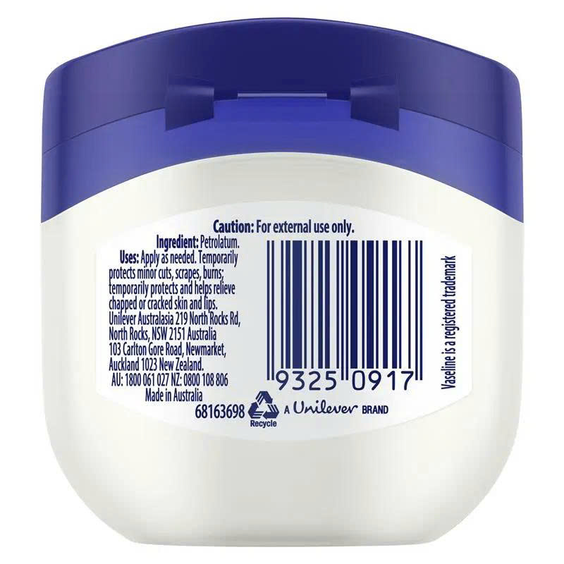 Sáp dưỡng ẩm Vaseline Pure Petroleum Jelly Original