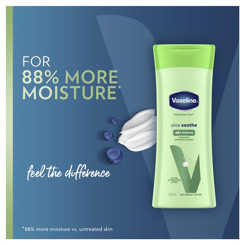 Dưỡng thể Vaseline Intensive Care Body Lotion Aloe Soothe