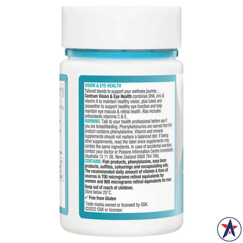 Viên bổ mắt Centrum Vision & Eye Health 50 viên