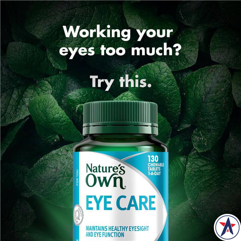 Viên bổ mắt Nature's Own Eye Care for Healthy Eyesight and Eye Function 130 viên