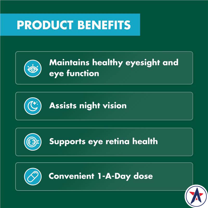 Viên bổ mắt Nature's Own Eye Care for Healthy Eyesight and Eye Function 130 viên