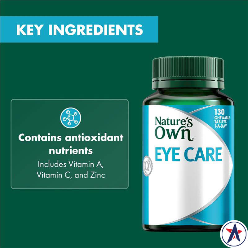 Viên bổ mắt Nature's Own Eye Care for Healthy Eyesight and Eye Function 130 viên