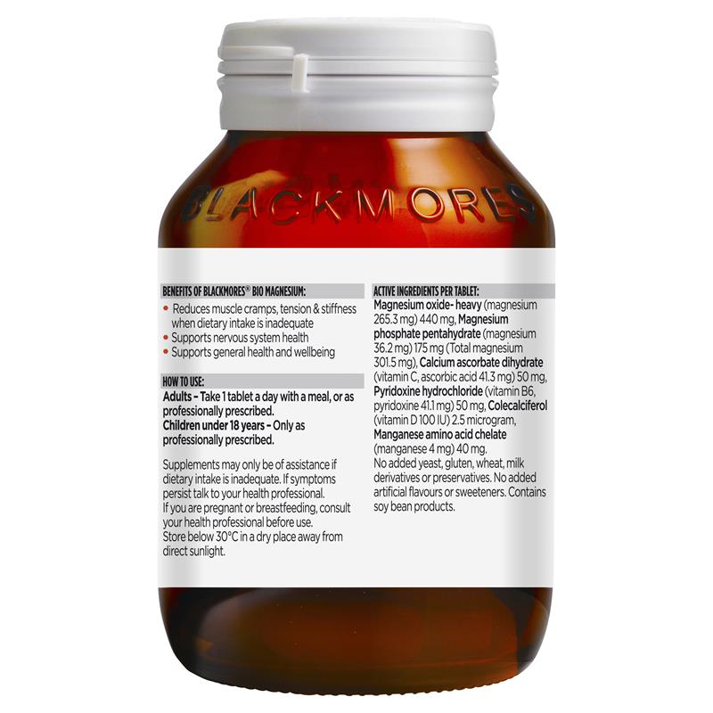 Blackmores Bio Magnesium bổ sung Magie