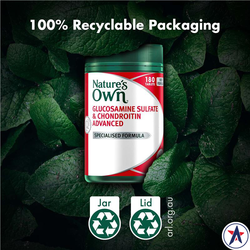 Viên bổ xương khớp Nature's Own Glucosamine Sulfate & Chondroitin Advanced for Joint Health 180 viên