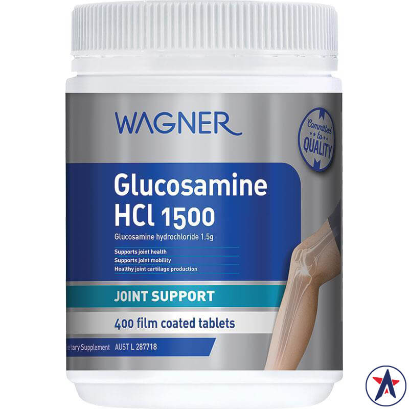 Viên bổ xương khớp Wagner Glucosamine HCL 1500mg 400 viên | Mua sắm hàng Úc tại Ausmart