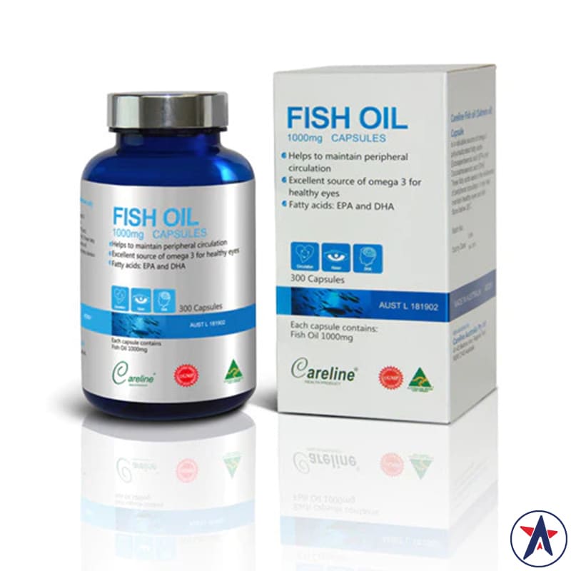 Viên dầu cá Careline Blue Summit Salmon Fish Oil 300 viên | Thương hiệu Úc chính hãng