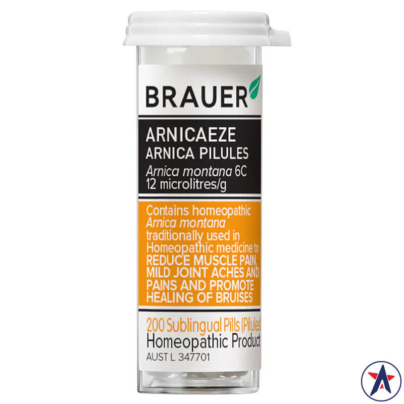 Viên giảm đau cơ khớp Brauer Arnicaeze Arnica Pilules 8g