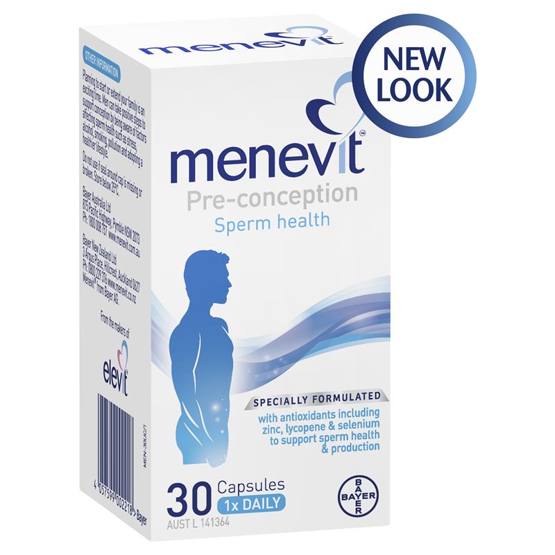Menevit Úc Pre-Conception Sperm Health cho nam giới 30 viên | Sản phẩm chất lượng Úc
