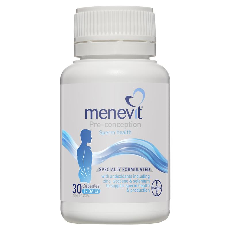 Menevit Úc Pre-Conception Sperm Health cho nam giới 30 viên | Xuất xứ Úc