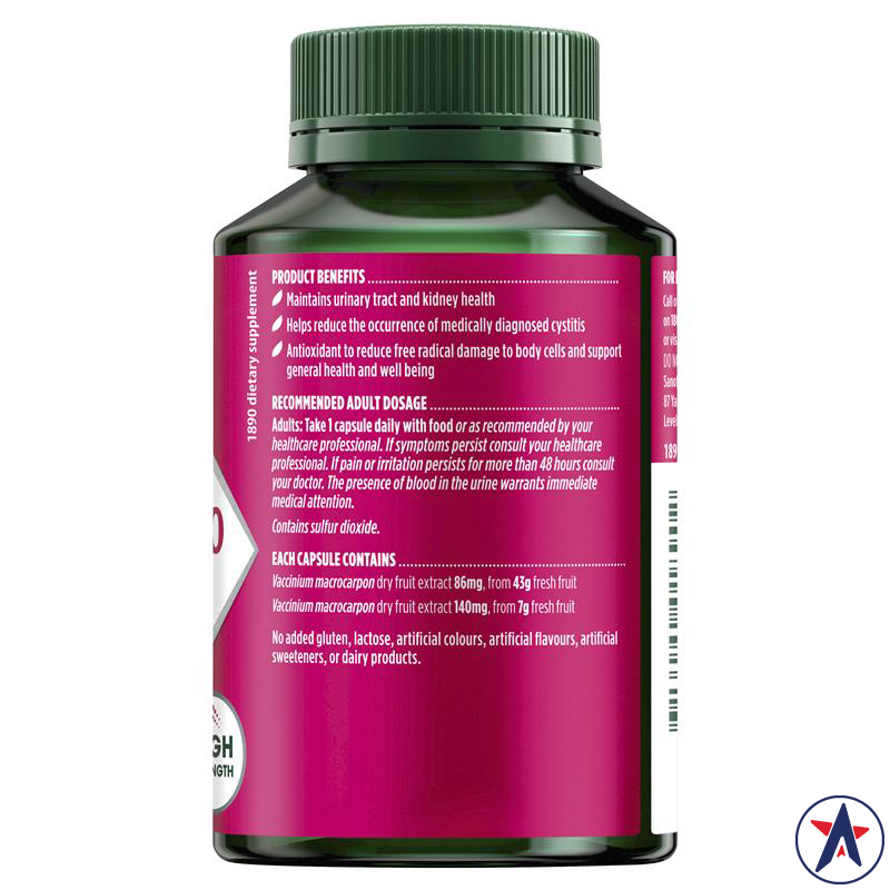 Viên hỗ trợ tiết niệu Nature's Own High Strength Cranberry 50000mg 90 viên