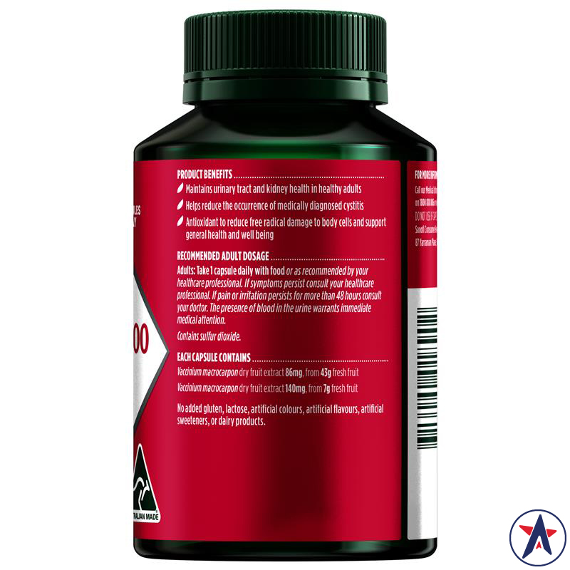 Viên hỗ trợ tiết niệu Nature's Own High Strength Cranberry 50000mg 90 viên