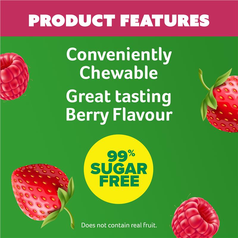 Viên nhai bổ sung Vitamin C vị dâu Cenovis Chewable Vitamin C 1000mg Berry