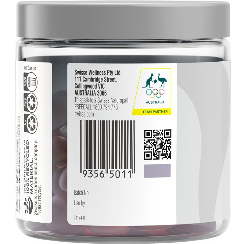 Swisse Beauty Hair Skin Nails Gummies đẹp da móng tóc 50 viên