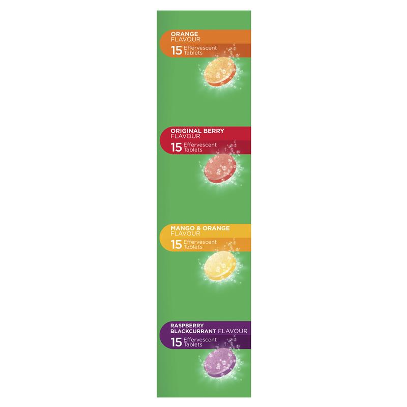 Viên sủi Berocca Úc 4 vị Berocca Variety Pack của Úc 60 viên | Sản phẩm Úc chính hãng