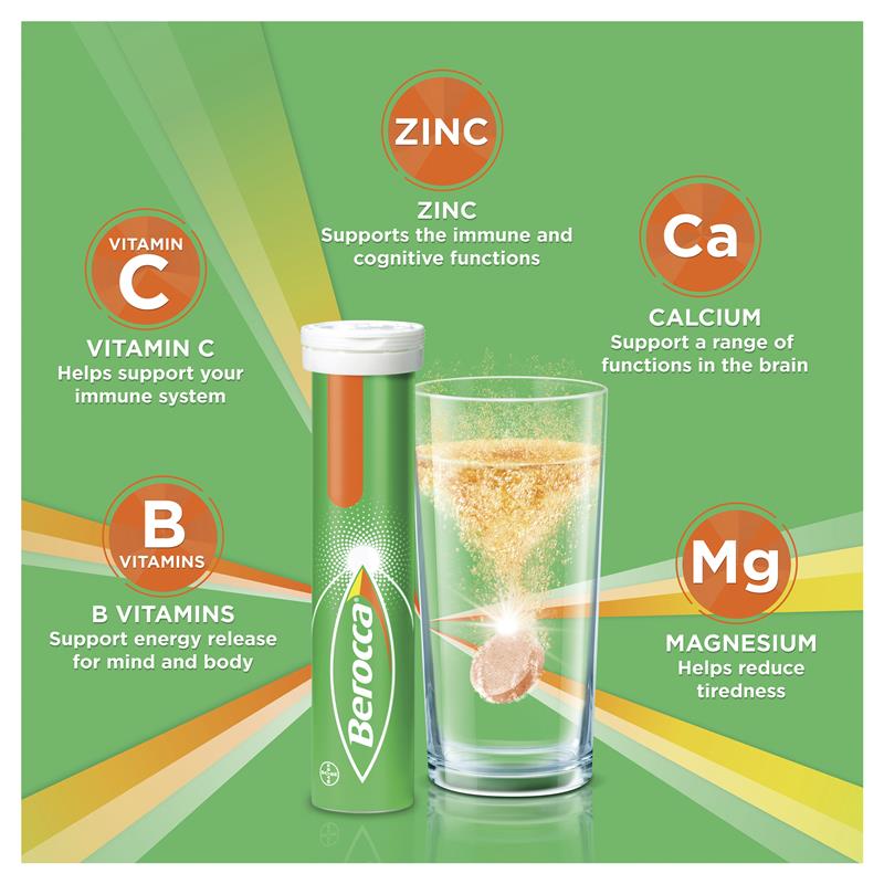 Viên sủi Berocca Úc 4 vị Berocca Variety Pack của Úc 60 viên | Mua hàng Úc tại Ausmart