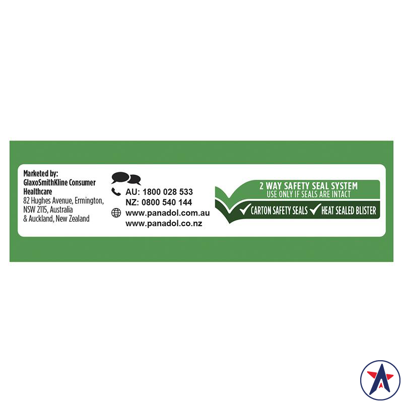 Viên sủi Panadol Rapid Soluble Paracetamol 500mg 20 viên