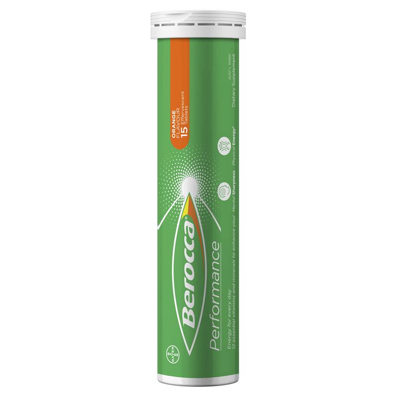 Viên sủi Berocca Úc Performance Orange Energy Vitamin 45 viên | Sản phẩm Úc chất lượng